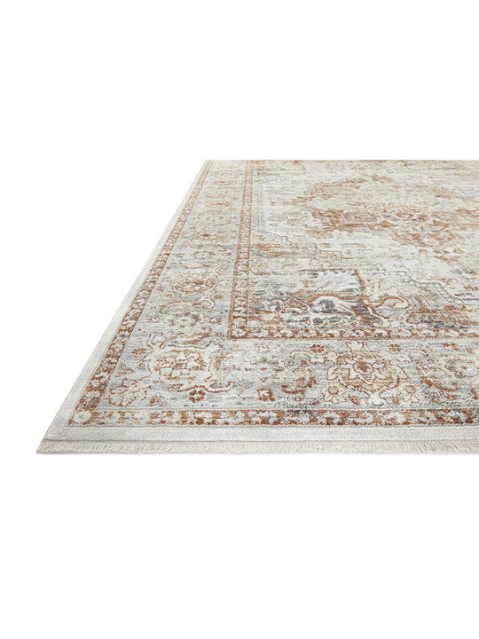 Bonney BNY01 Ivory/Sunset 3'11" x 5'5" Rug