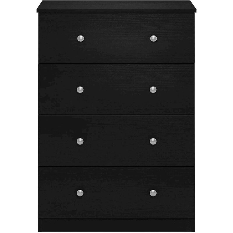 Furinno Tidur Simple Design 4-Drawer Dresser, Americano