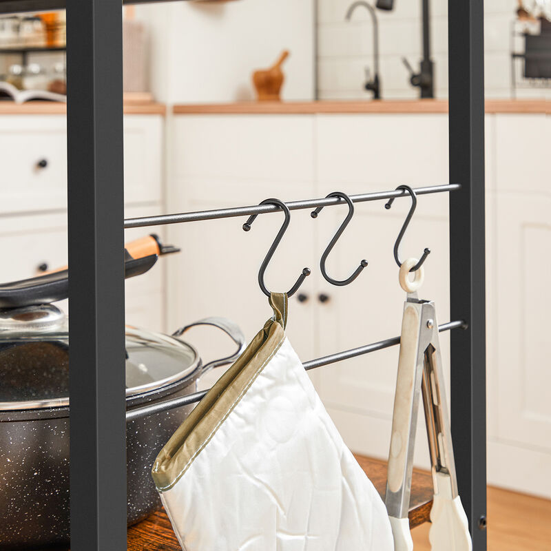 Versatile Metal Baker’s Rack for Kitchen Storage and Organization