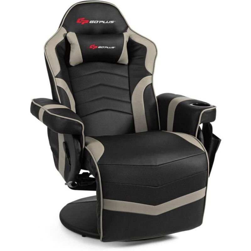 Hivvago Ergonomic High Back Massage Gaming Chair with Pillow