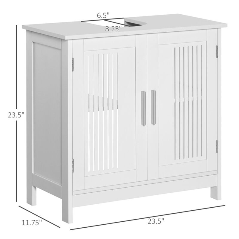 Space-Saving Bathroom Storage Cabinet with Adjustable Shelves