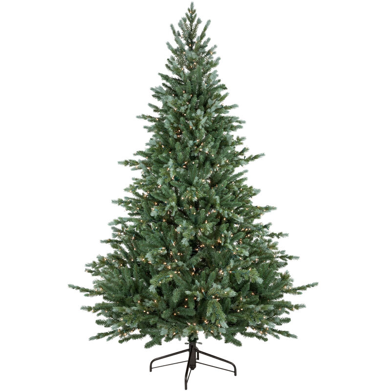 9' Pre-Lit Medium Blue Spruce Artificial Christmas Tree  Clear Lights