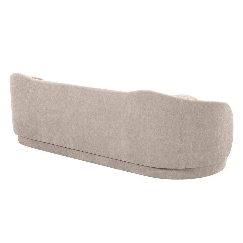 Circe Mauve Textured Velvet Sofa