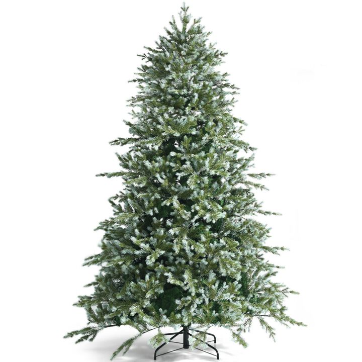 8 Feet Hinged Artificial Christmas Spruce Tree with Mixed PE and PVC Tips 8 Feet Hinged Artificial Christmas Spruce Tree with Mixed PE and PVC Tips