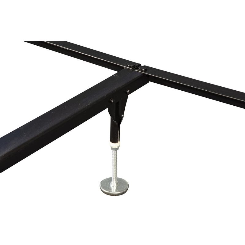 Hollywood Bed Frame Hook On Bed Rails Queen/Eastern King with center support and 2 Glides