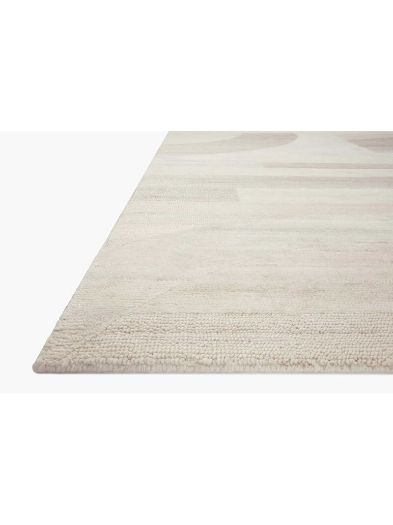 Elodie ELD01 Natural/Light Plum 5'6" x 8'6" Rug