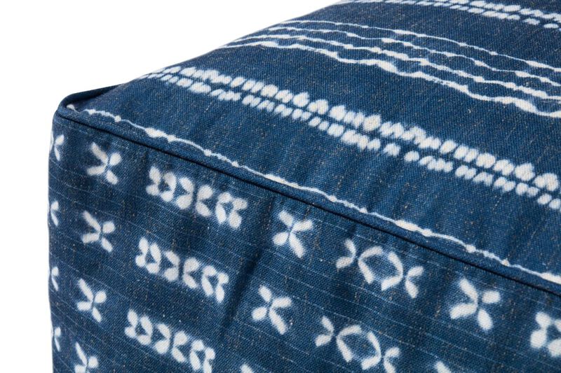 Pouf Pf0008 Indigo Ivory