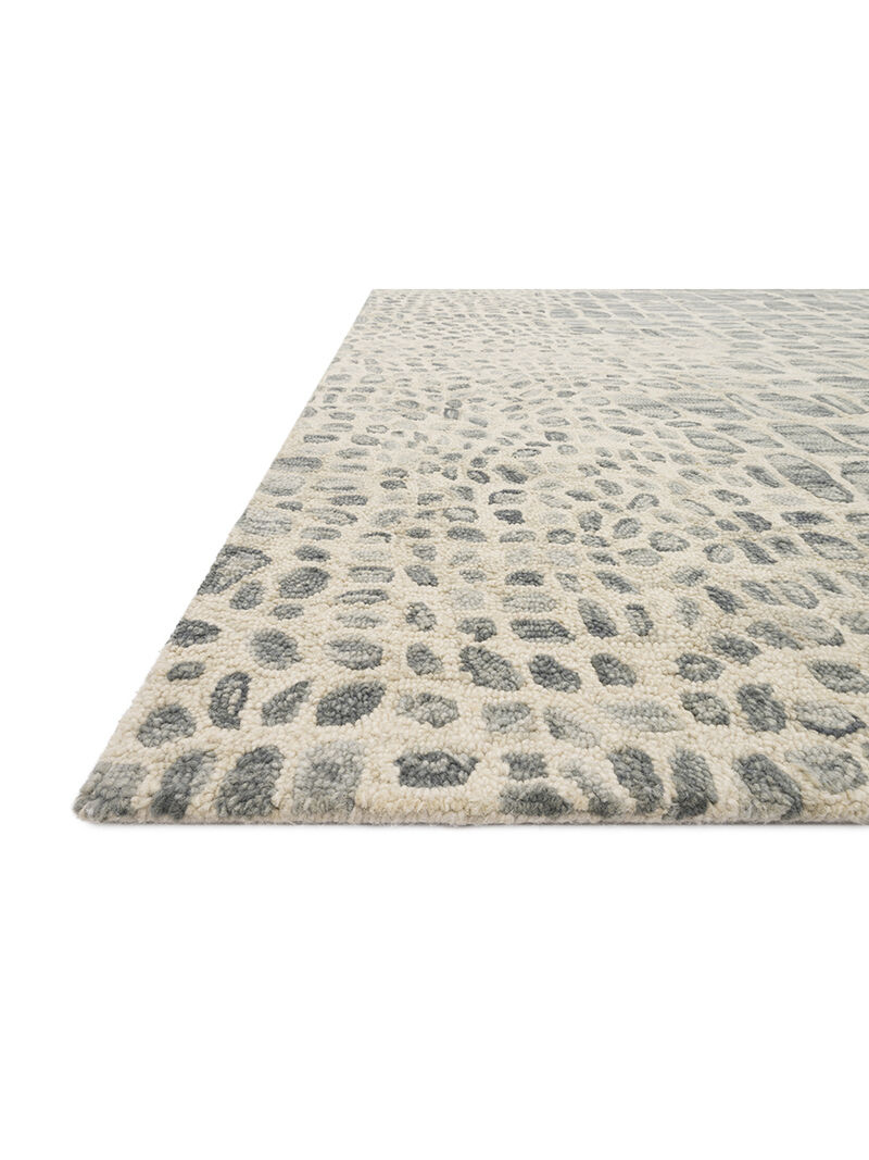 Masai MAS03 Silver Grey/Ivory 5' x 7'6" Rug