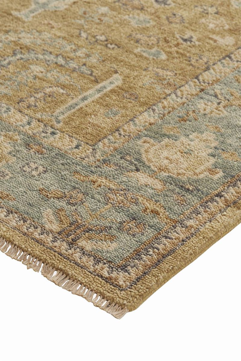 Carrington 6501F Gold/Blue/Gray 2' x 3' Rug