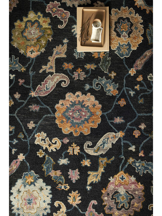 Padma PMA01 Black/Multi 8'6" x 12' Rug