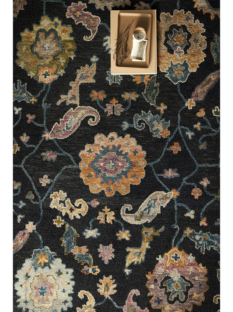 Padma PMA01 Black/Multi 8'6" x 12' Rug