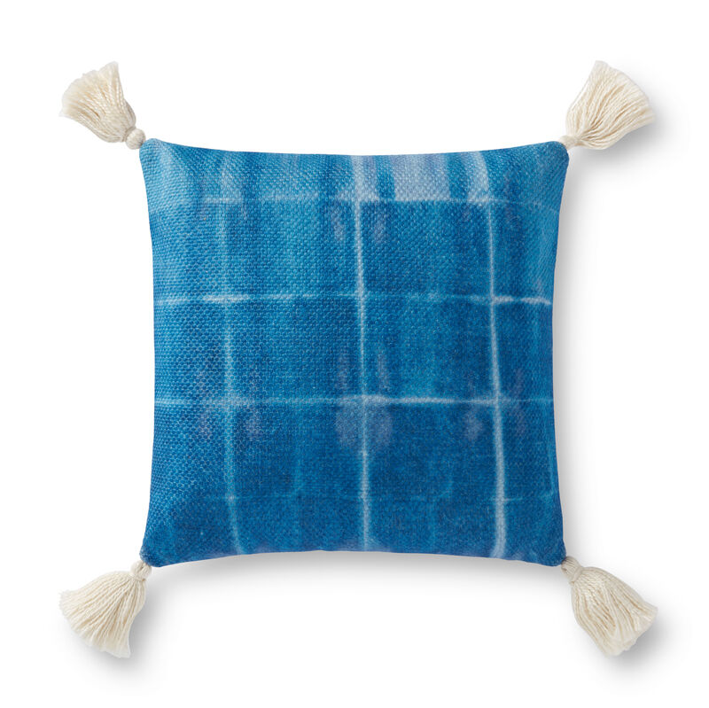 P0922 Blue 18"x18" Poly Pillow
