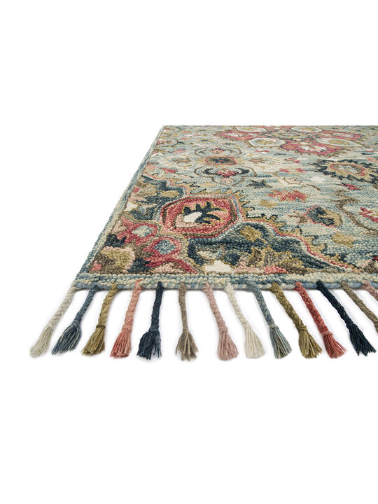 Zharah ZR13 LBLue/Multi 3'6" x 5'6" Rug