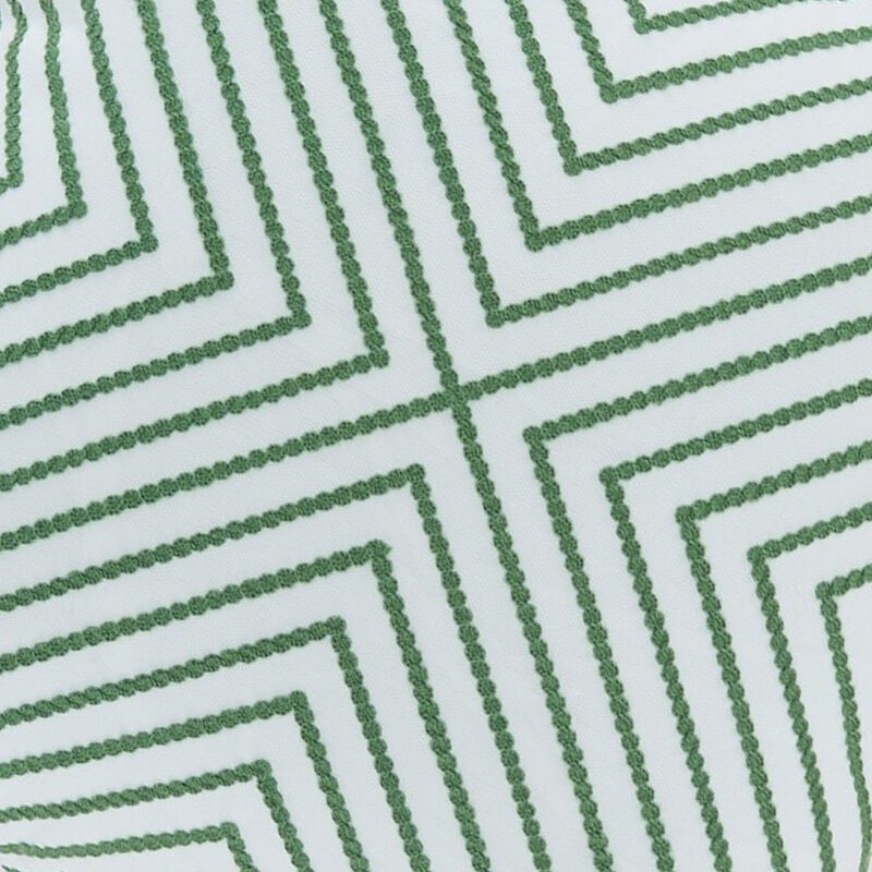 Valey 16 Inch Accent Pillow Set of 4, Indoor Outdoor, Diamond Green White -