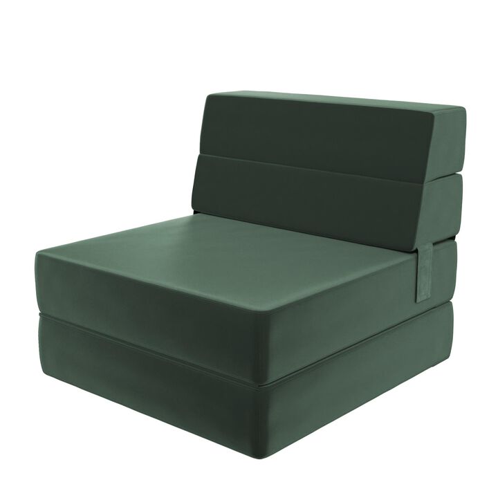 The Flower Modular Velour Chair and Lounger Novogratz The Flower Kids 5-in-1 Modular Chair and Lounger Bed
