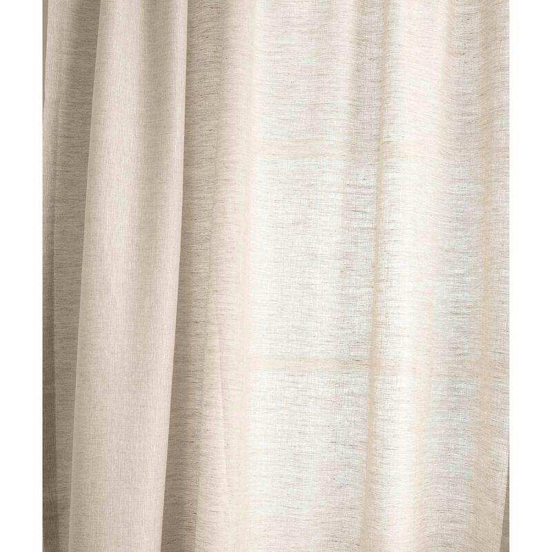 Solino Home 100% Pure Linen Curtain | Linen for Thanksgiving, Christmas