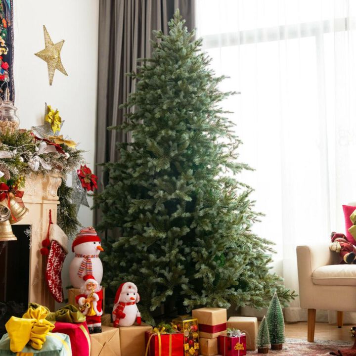 Hivvago 7 Feet Artificial Christmas Tree with 1260 Mixed PE and PVC Tips