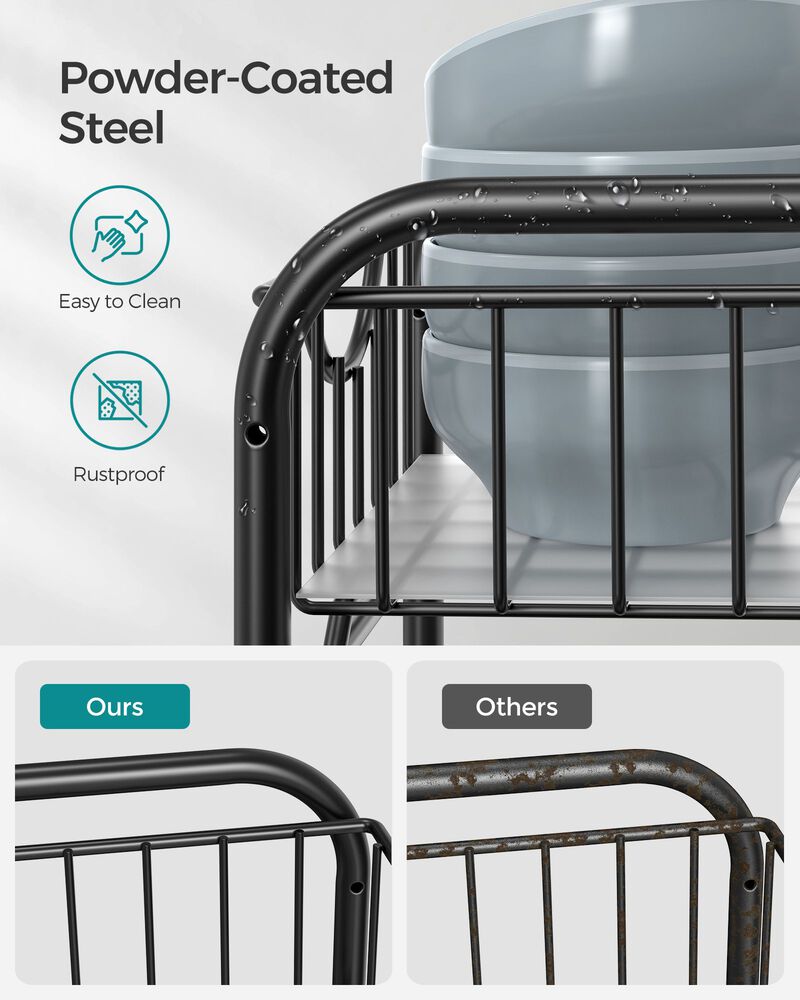 2-Tier Pull-Out Cabinet Organizer - Sliding Storage Solution