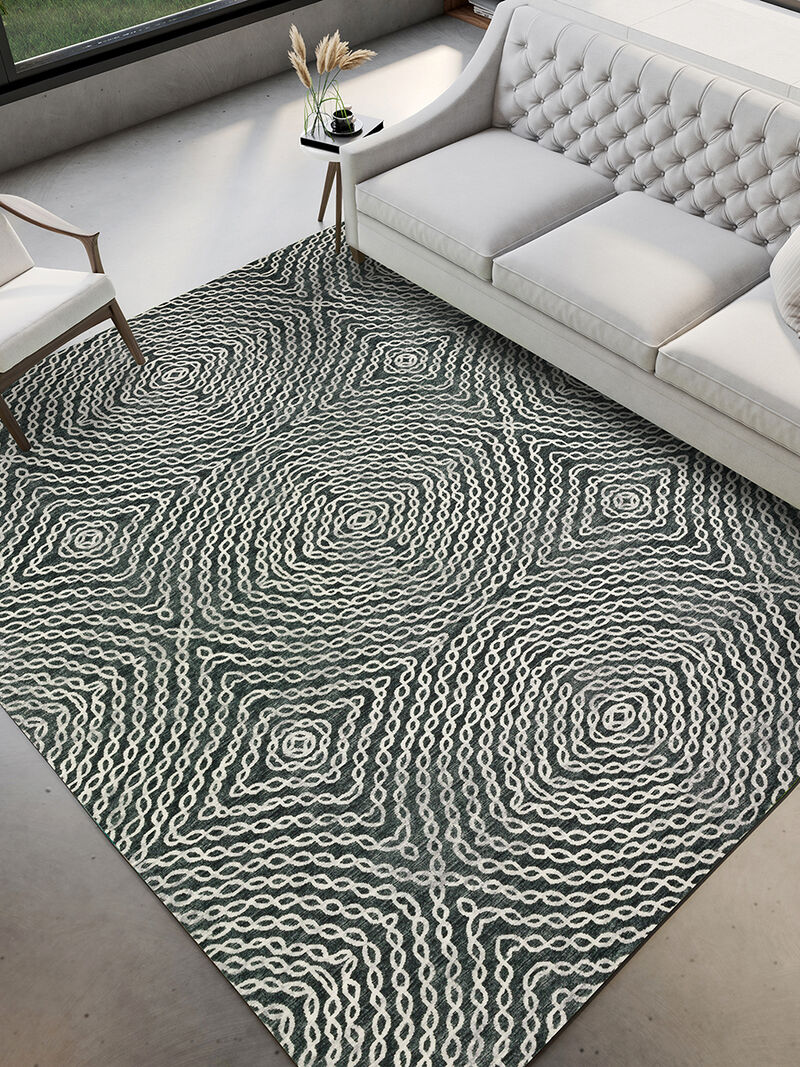Brisbane BR3 Midnight 8' x 10' Rug