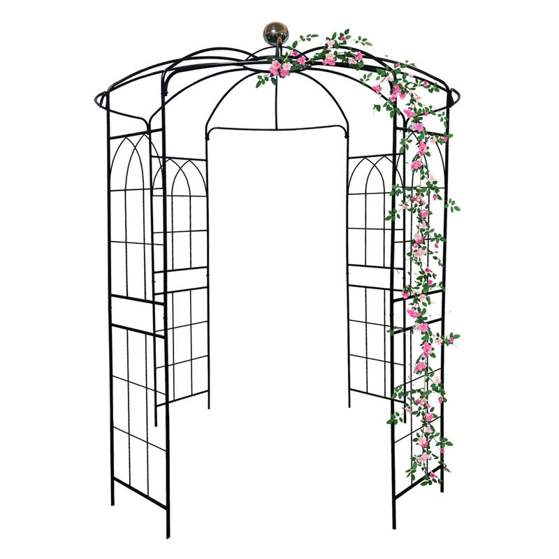 Streamdale Birdcage Shaped Metal Garden Arch Gazebo