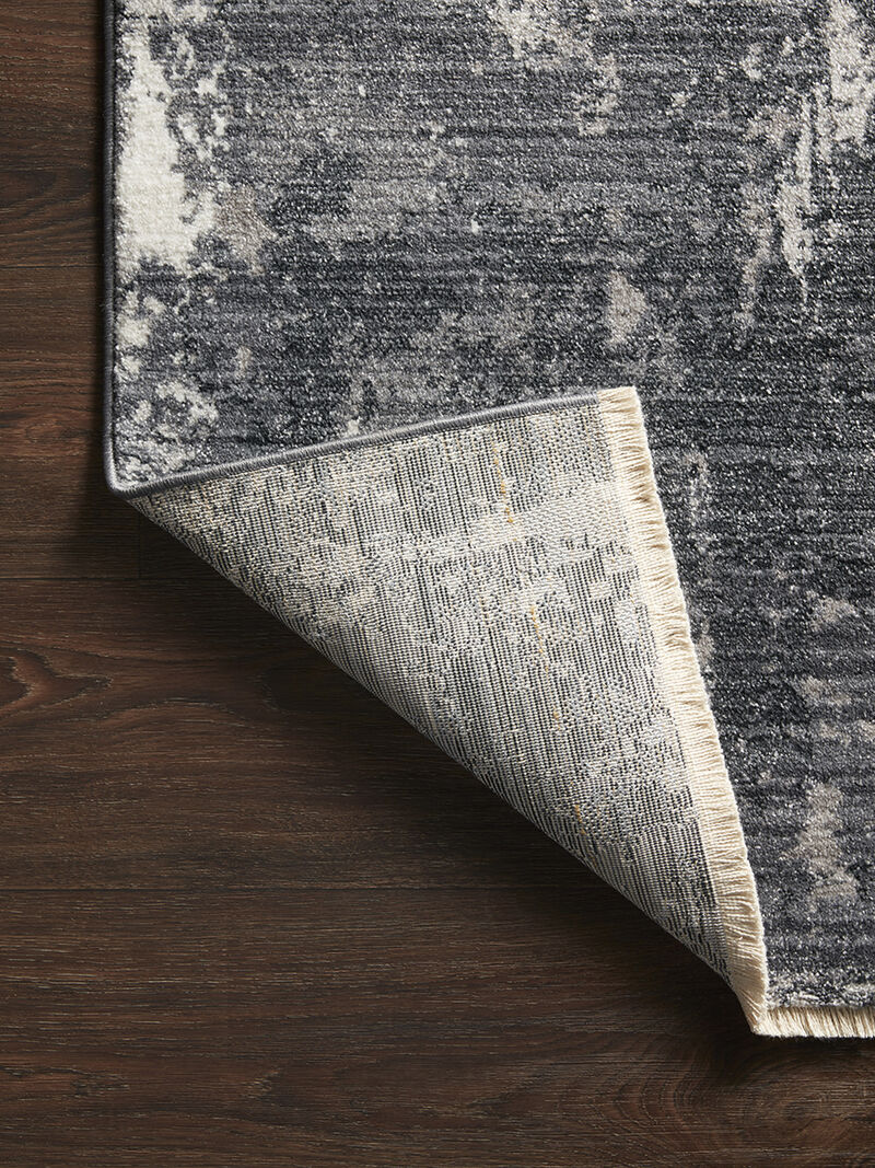 Samra SAM06 Charcoal/Silver 5'3" x 7'9" Rug