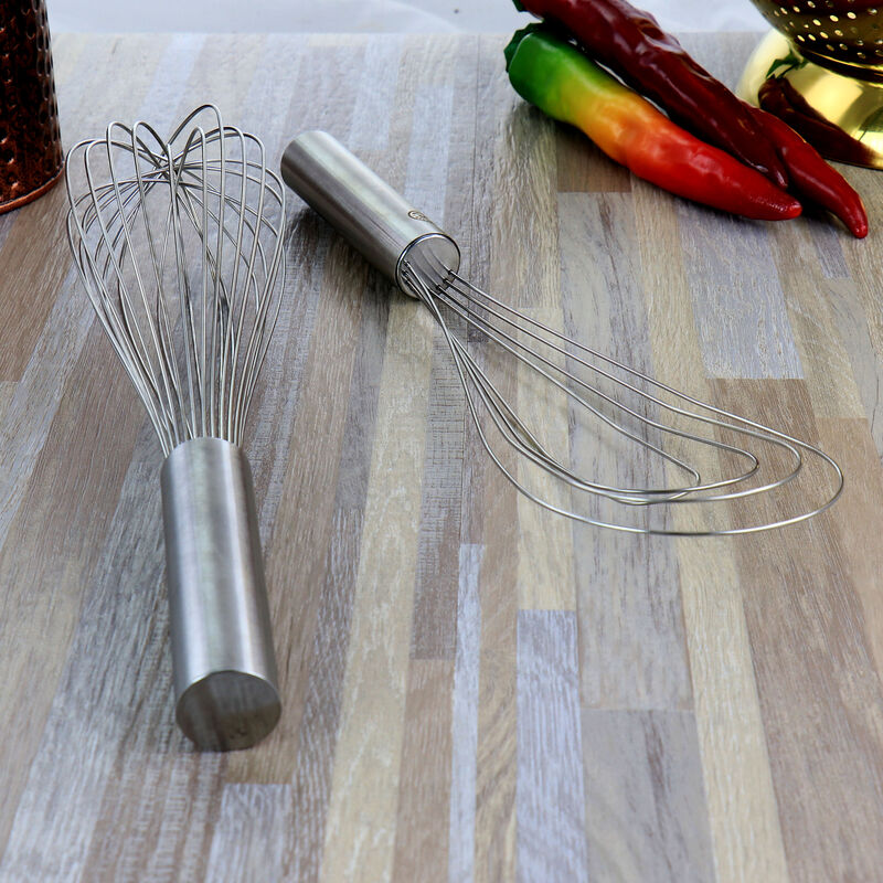 Martha Stewart Stainless Steel 2 Piece Whisk Set
