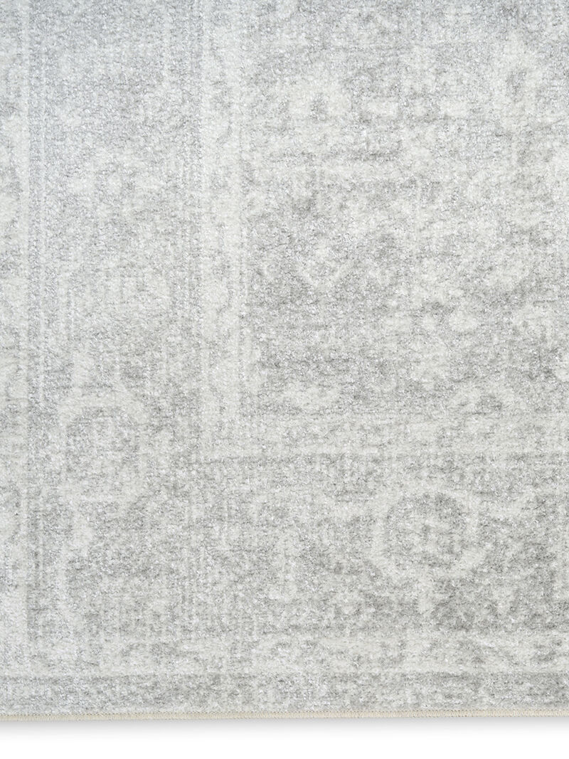 Astra Machine Washable ASW11 Light Gray 7'10" x 10' Rug