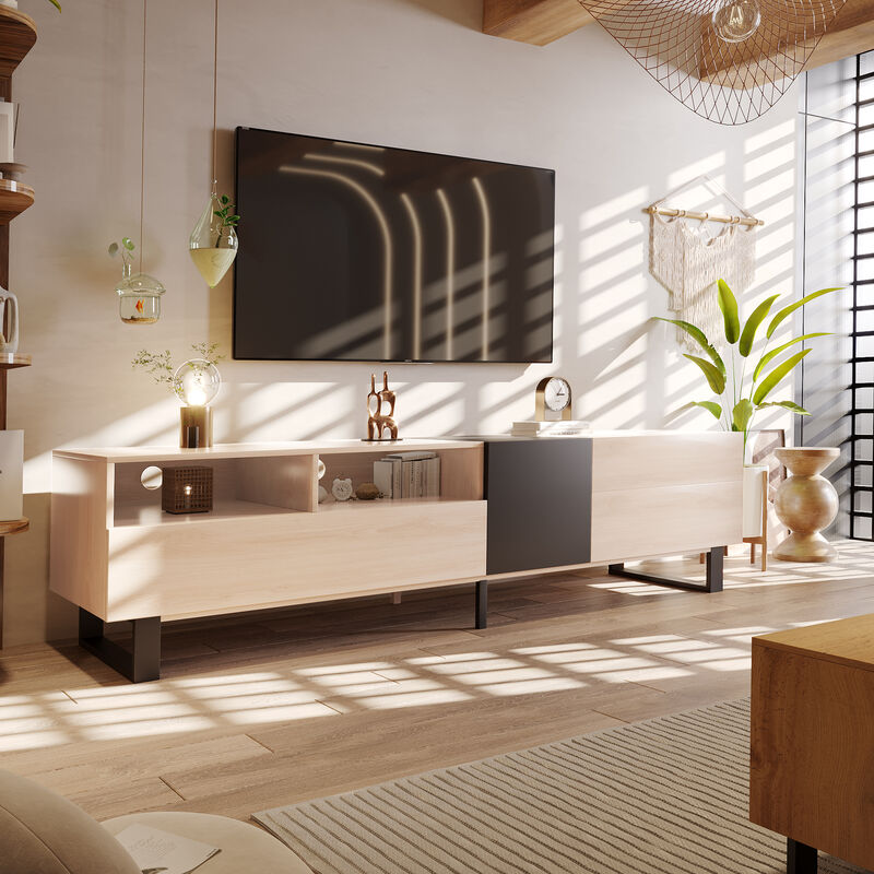 MeraxModern Media Console Table TV Stand