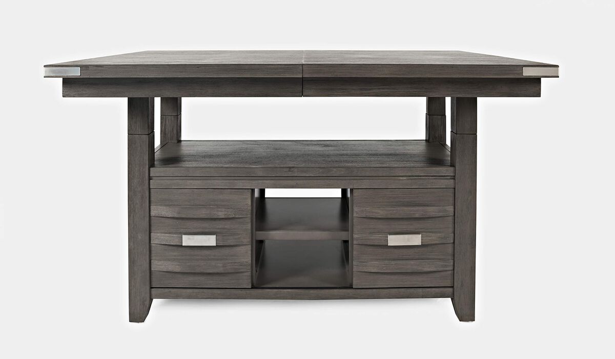 Altamonte Contemporary Rectangle Dining Table with Adjustable Height