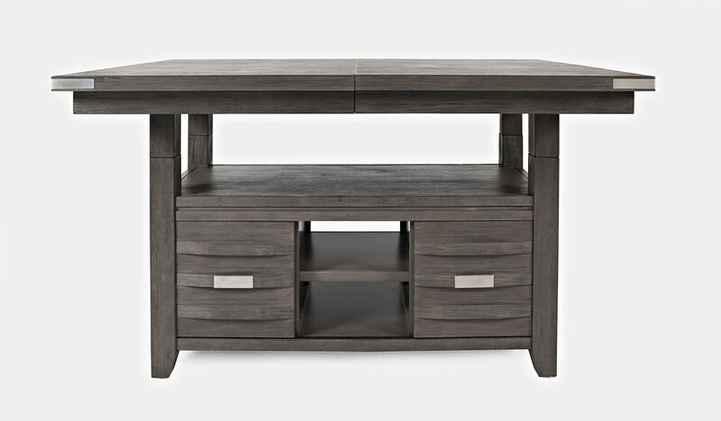 Altamonte Contemporary Rectangle Dining Table with Adjustable Height