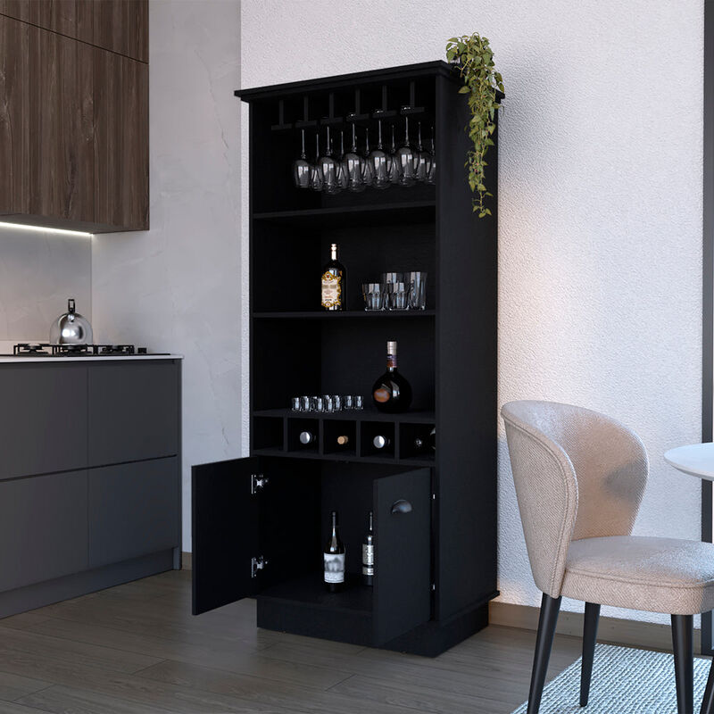Bar Cabinet Taholah, Living Room, Black