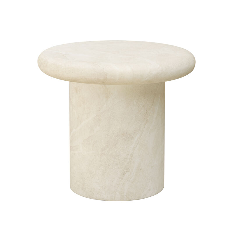 Travertino End Table