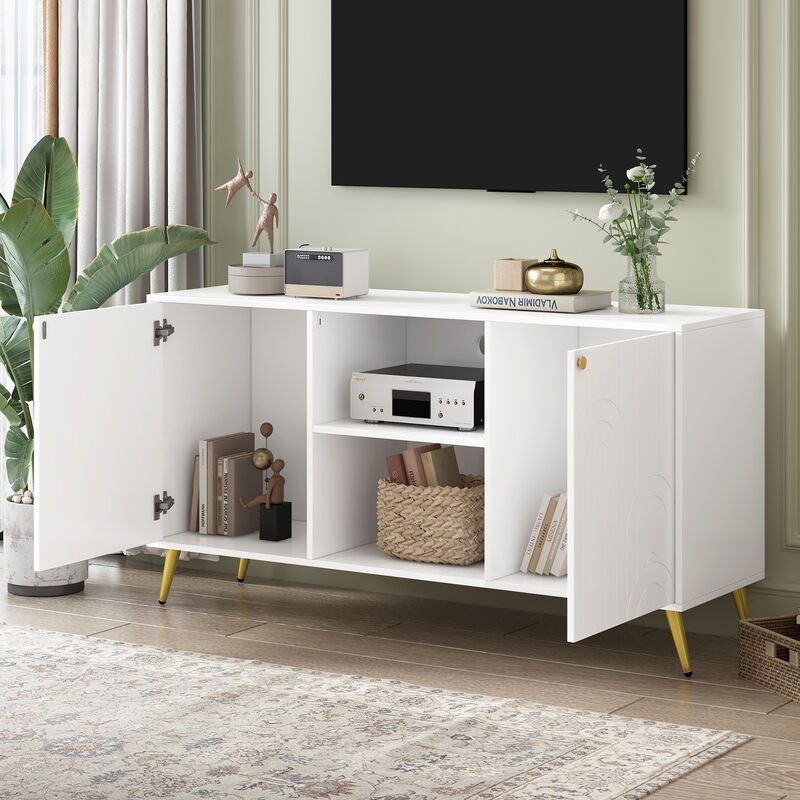 Merax Modern Entertainment Center Media Console TV Stand