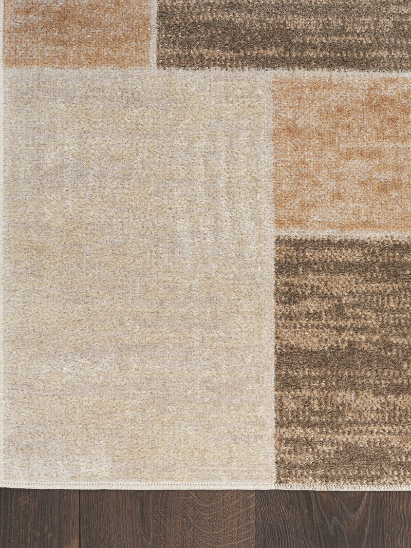 Astra Machine Washable ASW09 Beige/Multicolor 9' x 12' Rug