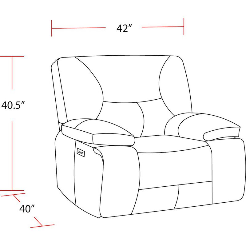 Parker Living Gladiator - Cobalt Zero Gravity Power Recliner