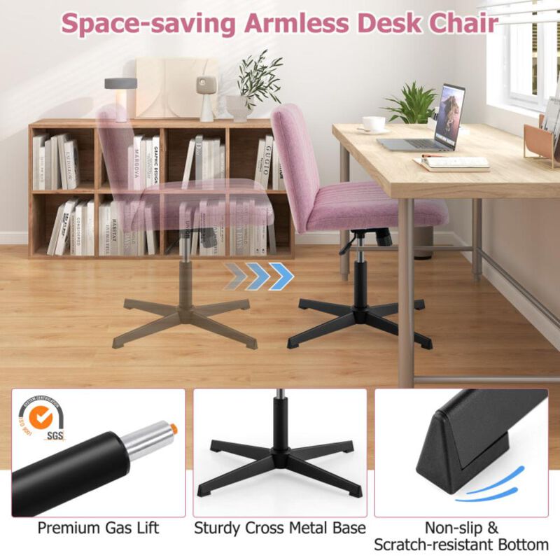Hivvago Criss Cross Legged Chair No Wheels 120 degree Rocking Adjustable Height