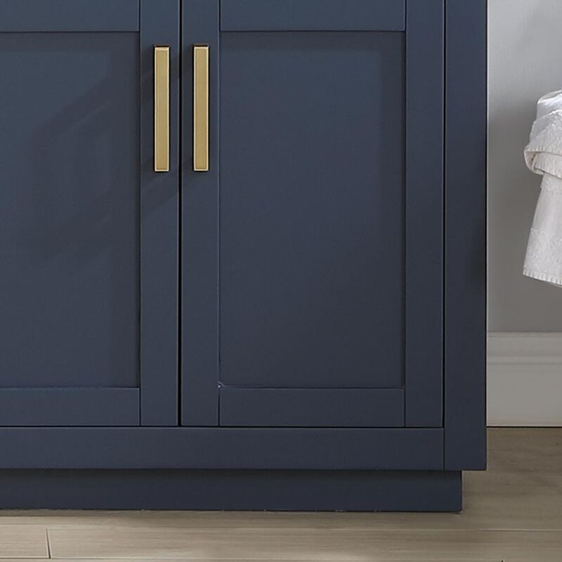 Altair 72 Double Bathroom Vanity in Royal Blue with Mirror