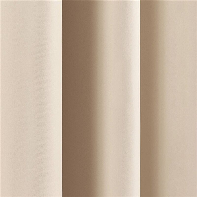 Set of 2 Thermal Blackout Curtain Panels – Light-Blocking & Noise-Reducing Drapes