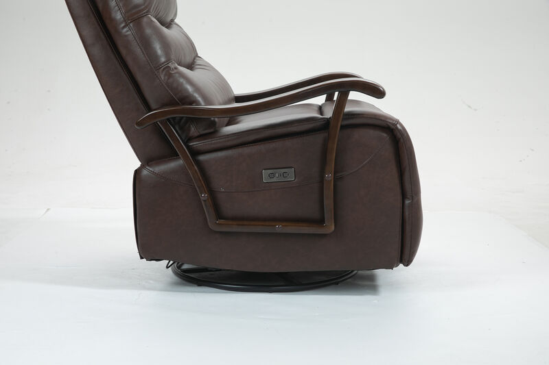Extra-Wide Power Swivel Rocker Recliner for Comfort and Style