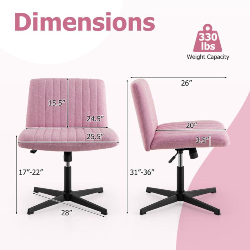 Hivvago Criss Cross Legged Chair No Wheels 120 degree Rocking Adjustable Height