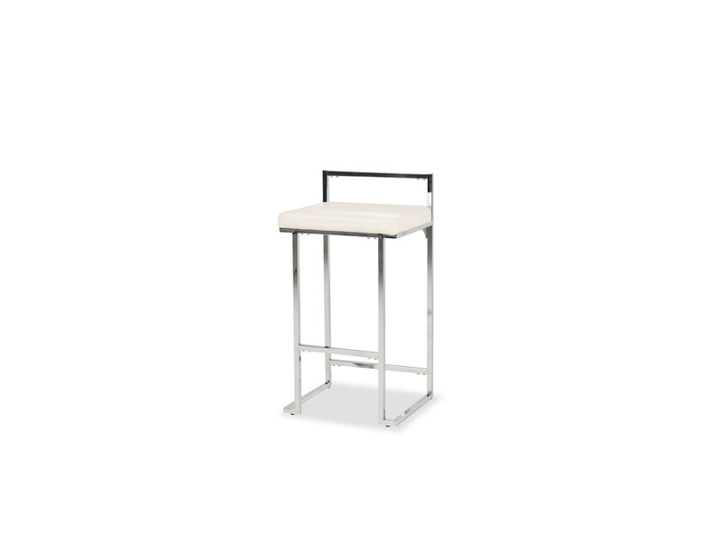 Madanere Barstool in White