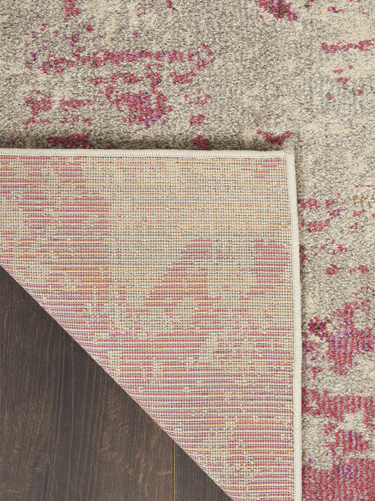 Celestial CES02 Ivory/Pink 3' x 5' Rug