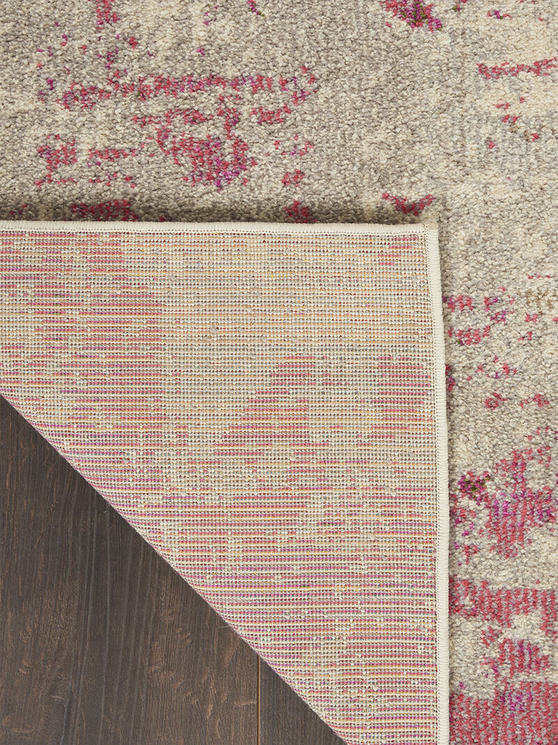 Celestial CES02 Ivory/Pink 3' x 5' Rug