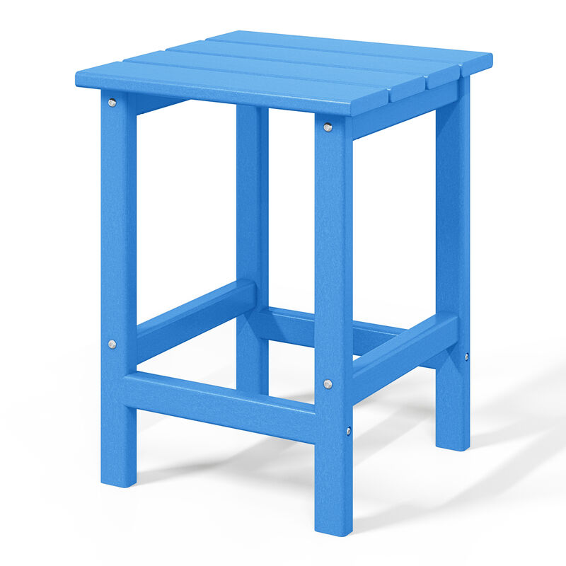 WestinTrends Westintrends 14" square outdoor Side table for Adirondack chair