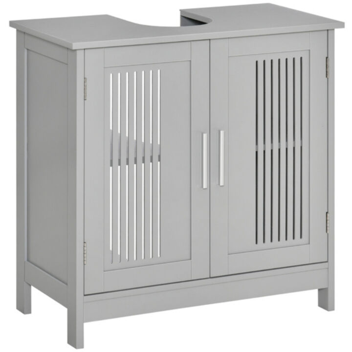 Space-Saving Bathroom Storage Cabinet with Adjustable Shelves