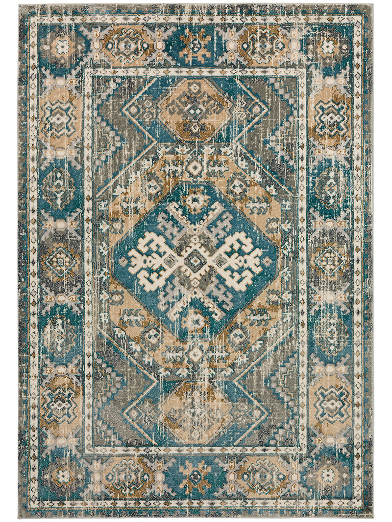 Karma KM22 Charcoal 3'3" x 5'1" Rug