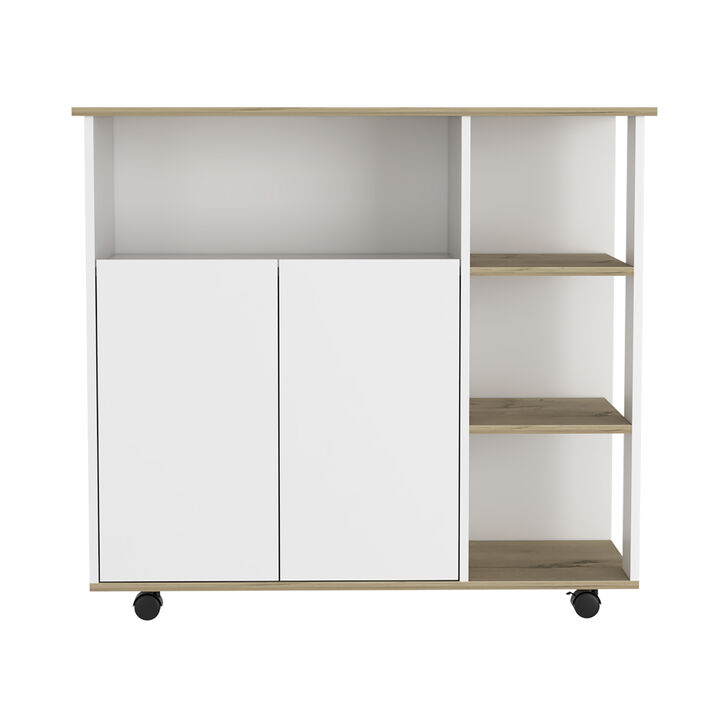Kitchen Island Kamkacht, Kitchen, Light Oak / White