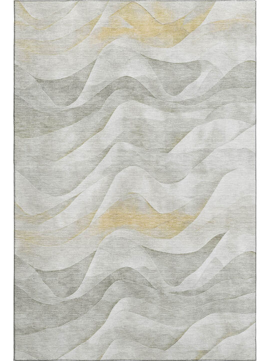 Pacifica PA3 Silver 3' x 5' Rug