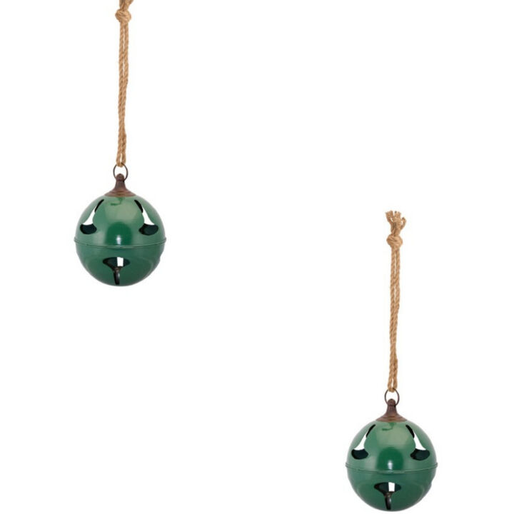 Sleigh Bell 9"D x 29"H (Set of 2) Iron