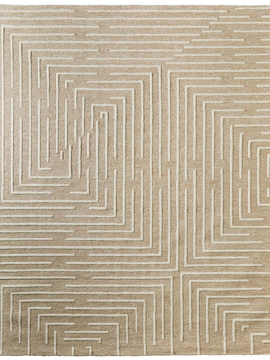 Fenner T8003 Beige/Ivory 5' x 8' Rug By Thom Filcia